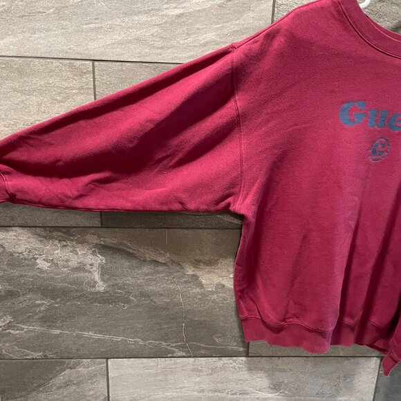 Guess Sweatshirt Red M/L - Picture 2 of 4